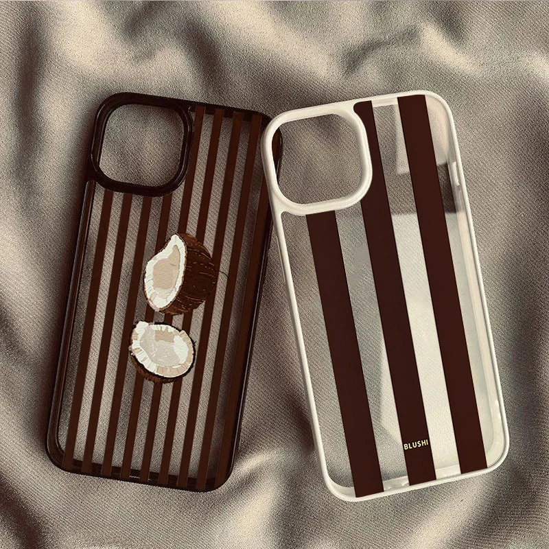 Şeffaf Kahverengi Çizgili Tele - Phone Cases Brown incelemesi ve fiyatı