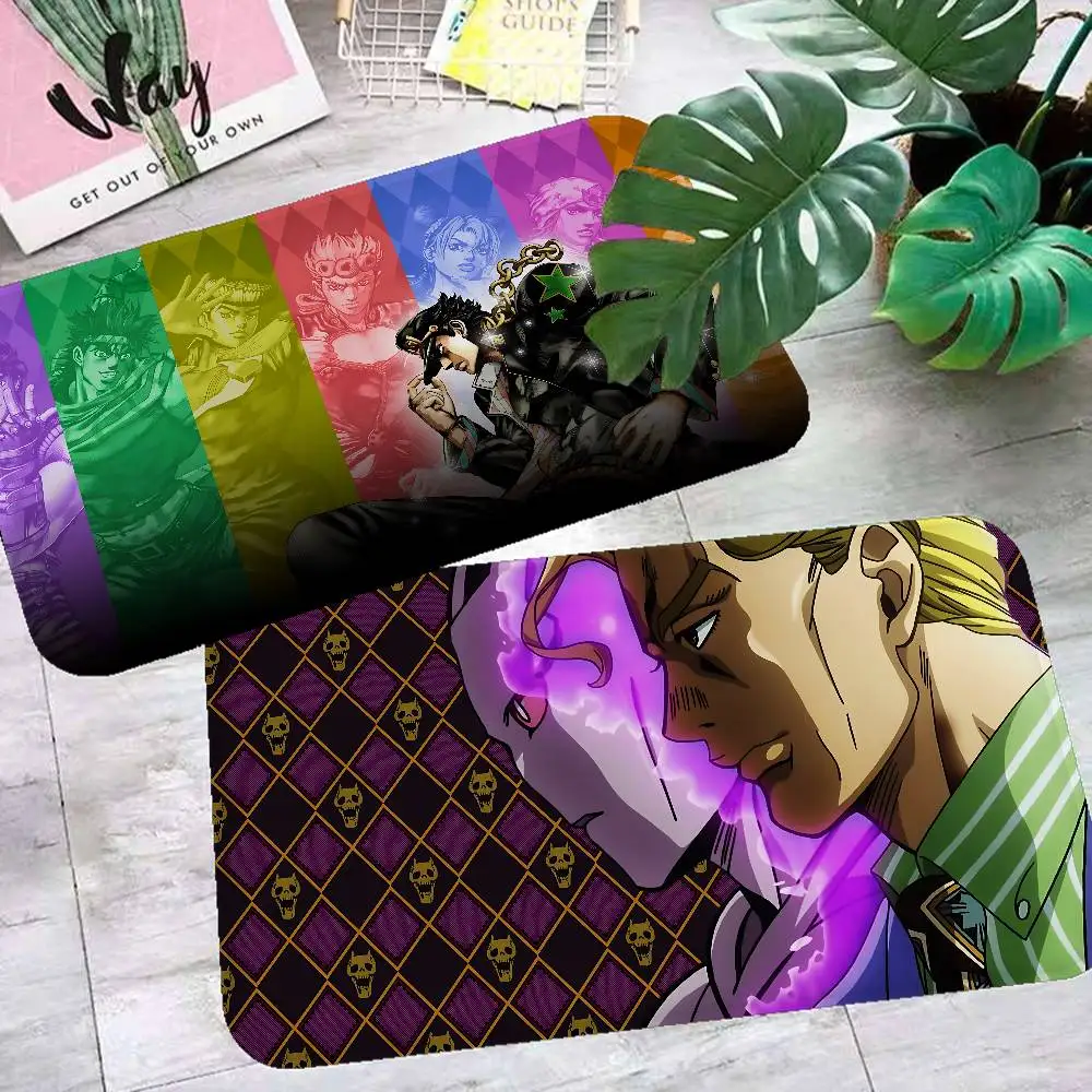 Klassische J-JoJo Anime Bodenmatte Kinderzimmer Schlafzimmer Dekoration Balkon Anti-Rutsch-Fußmatte Wohnzimmer Willkommensteppich