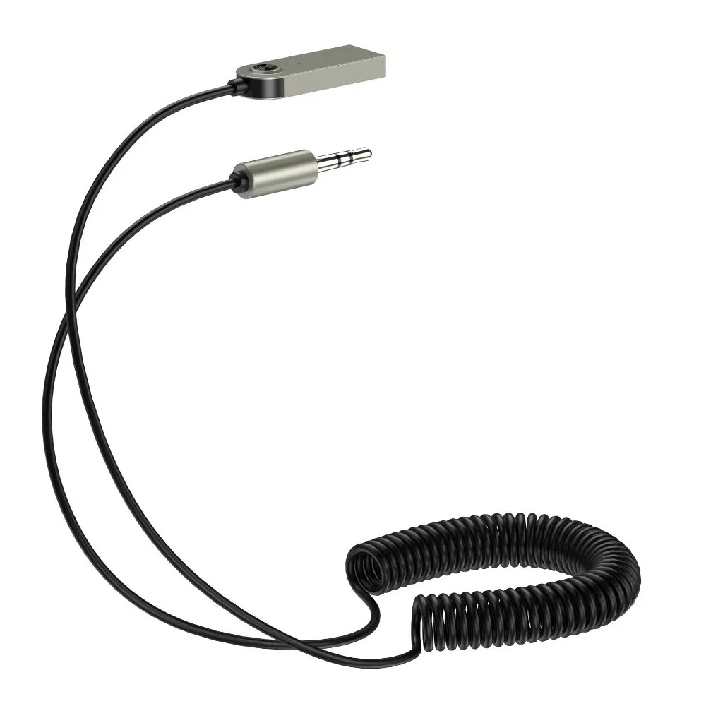 USB 5V Car Bluetooth Receiver AUX Adapter Cable Hands-Free Car Audio Transmitter 3.5mm Jack Adapter Metal Bluetooth Transmitter