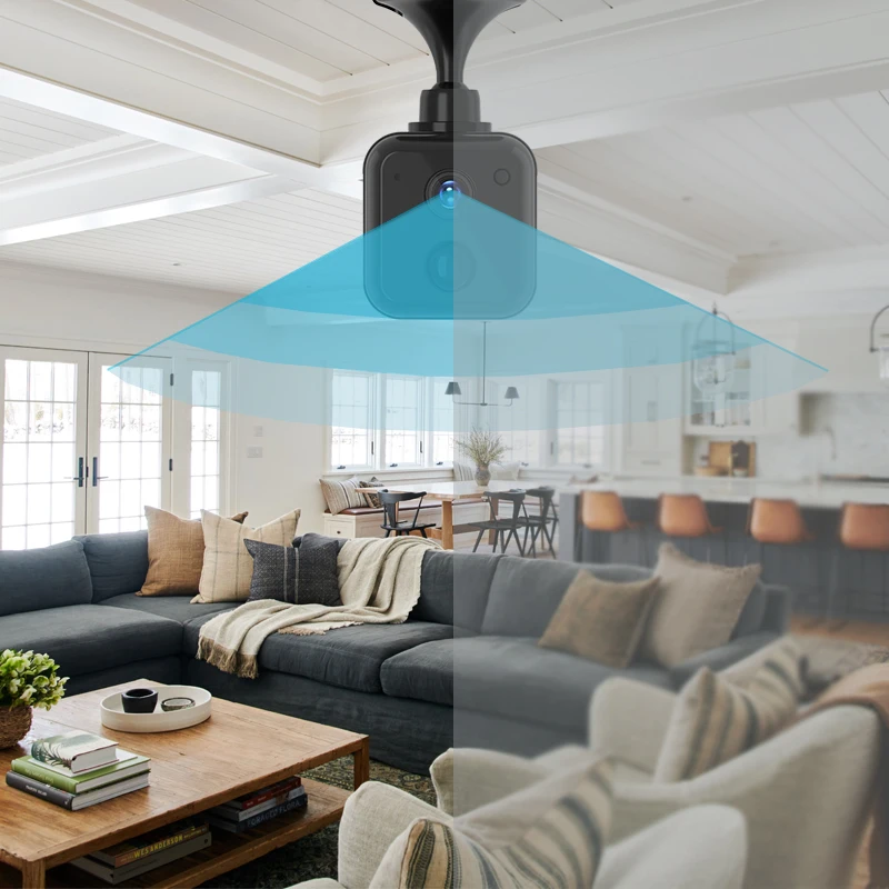 Mini câmera wifi ubox 5mp hd câmera ip de baixa potência 3000mah bateria cctv câmeras de segurança intercom detecção pir vigilância