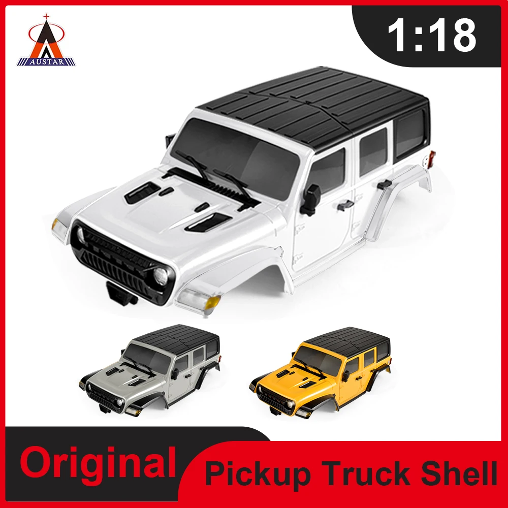 

AUSTAR RC Car Shell 1:18 Car Casing Simulation Hard Body Pickup Body Shell For 1/18 RC Crawler Car Original Upgrade Parts
