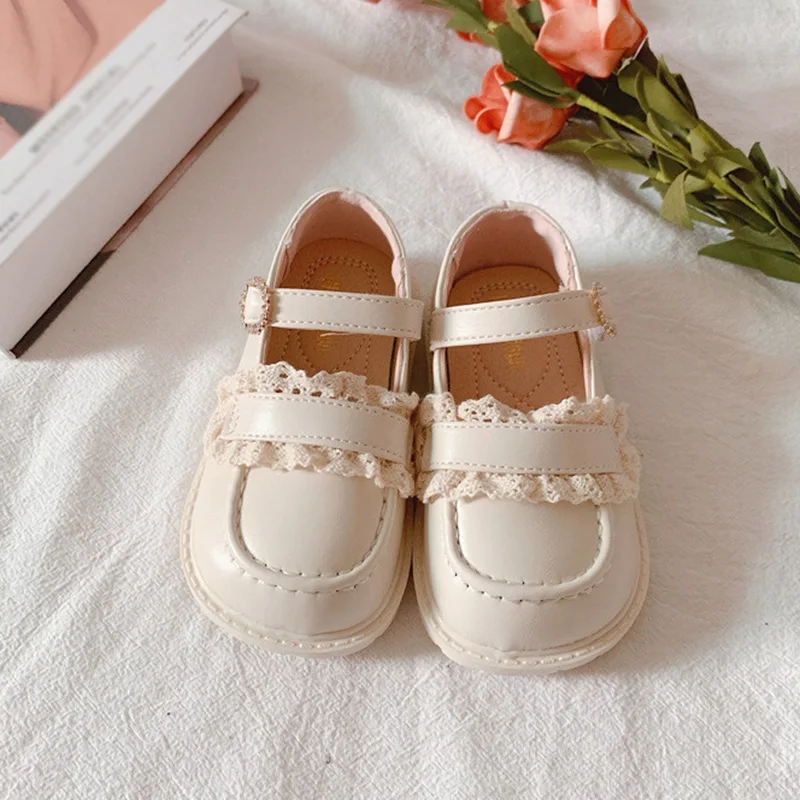 Baby Toddler Girls Shoes Fashion Cute Sweet Fun Airy Simplicity Flat Shoes Baby Leather Shoes