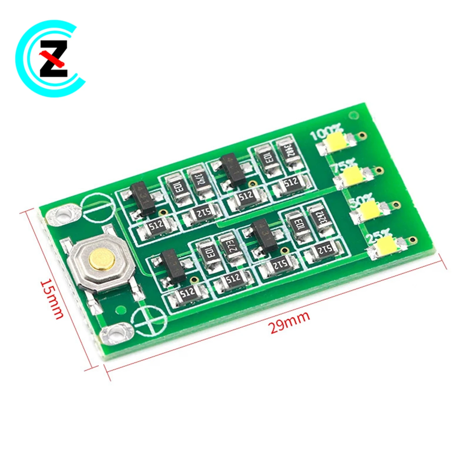 5pcs 3-string 11.1V 12V 12.6V lithium battery power display board display