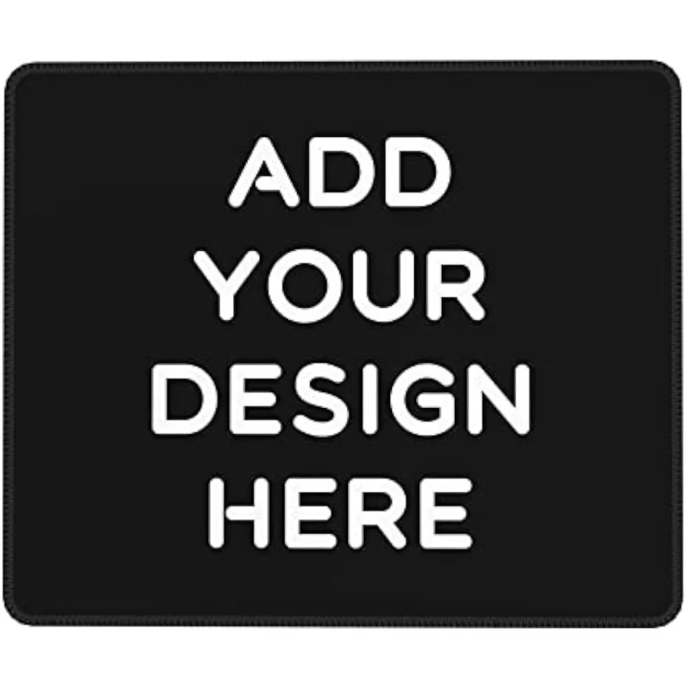 DIY Custom Mouse Pad with Photo Personalized Image Text Laptop Desk Mat Customized Non-Slip Writing Pad for Office Home