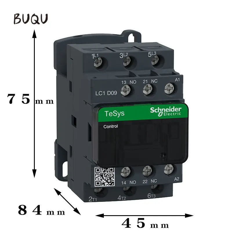 Schneider New black LC1D09A  LC1D12A  LC1D18A  version  AC Three-pole contactor 3P   B7C F7C Q7C M7C 24V 110V 220V 380V