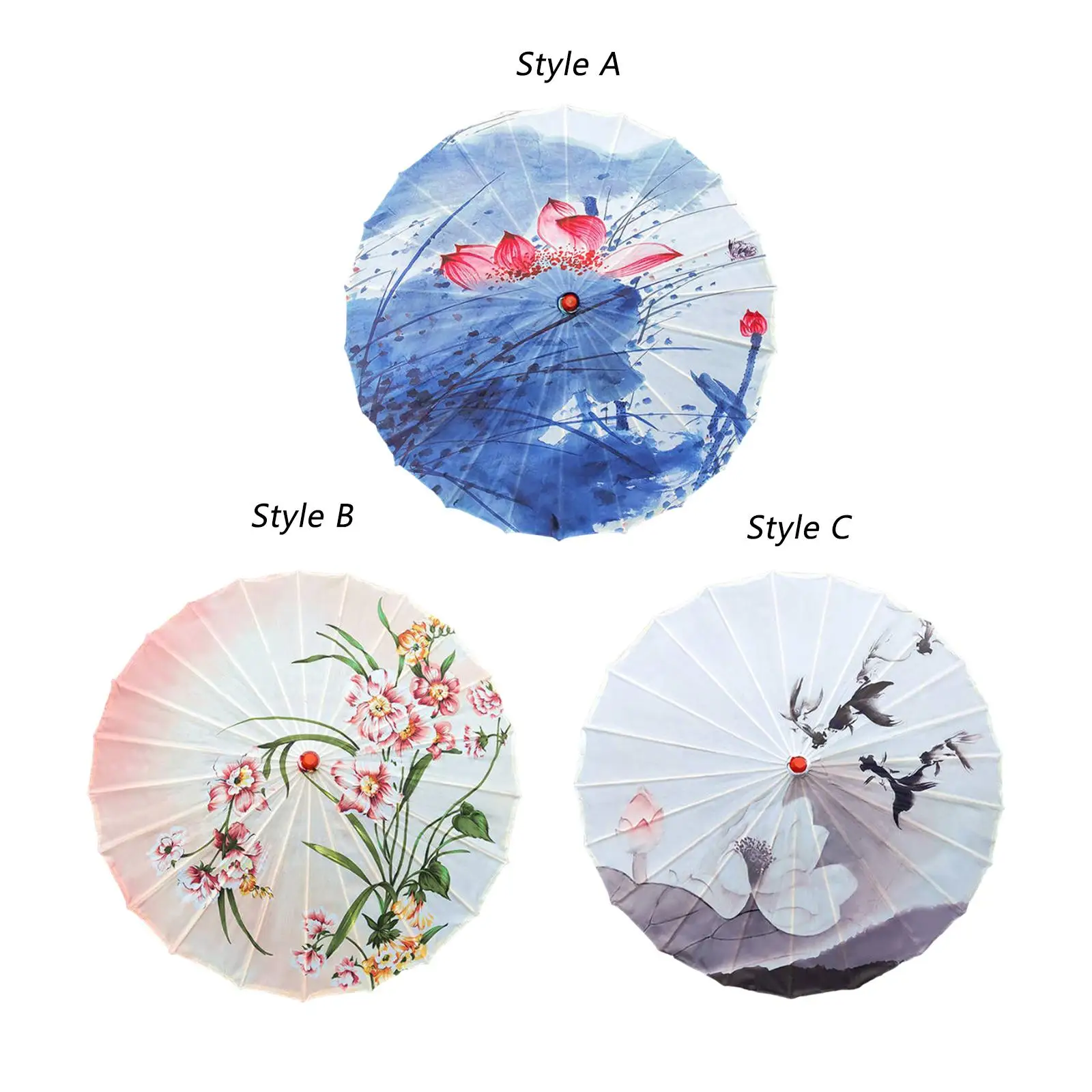 Chinese Oiled Paper Umbrella Chinese Art Classical Dance Umbrella for Dance Recitals Photography Events Performance Cosplay