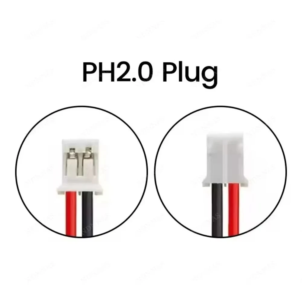 1-10pcs 3.7V 1000mAh 803040 Polymer Lithium Rechargeable Battery PH 2.0 2pin Plug For GPS Navigator MP5 Bluetooth Headset