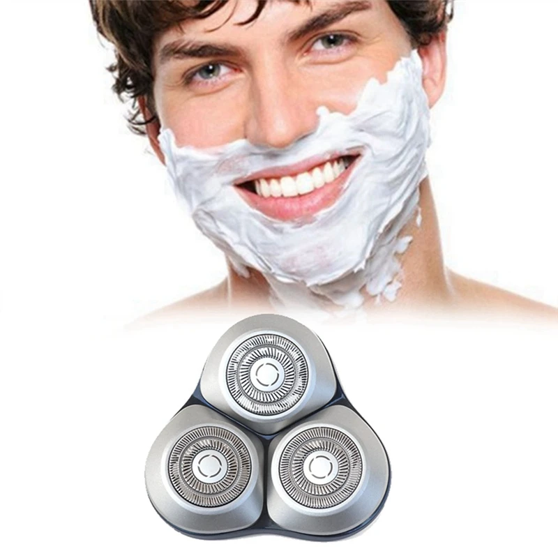 샤오미 미지아 S101 용 전기 면도기 교체 블레이드, 수염 트리머, 헤어 면도 교체, 헤드 그레이 + 실버, 2X