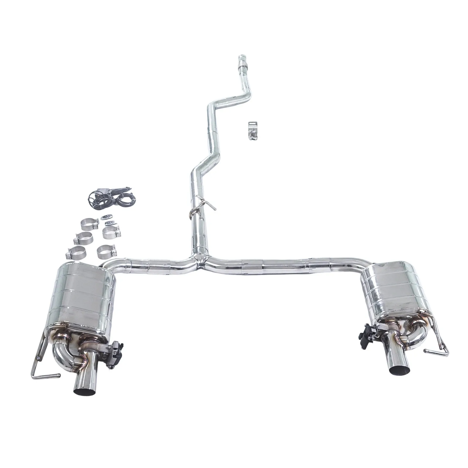 

GFC Catback Exhaust Muffler For 2017-2021 Mercedes-Benz E350 W213 2.0T, Car Electric Valve Exhaust System Made of SUS304 Pipes