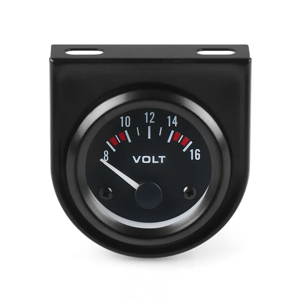 

52MM Universal Voltmeter Automotive Voltage Meter 8-16V Car Gauge Voltimetro Digital 12V Voltmeter Car