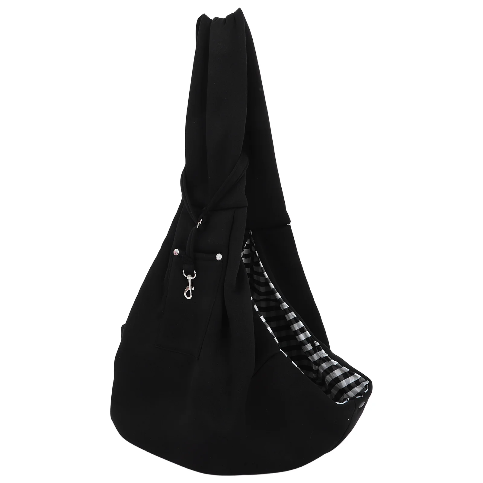 

Pet Backpack Black: Portable Dog Carrier Bag Breathable Mesh Small Pet Travel Sling For Cat Puppy Outdoor Use