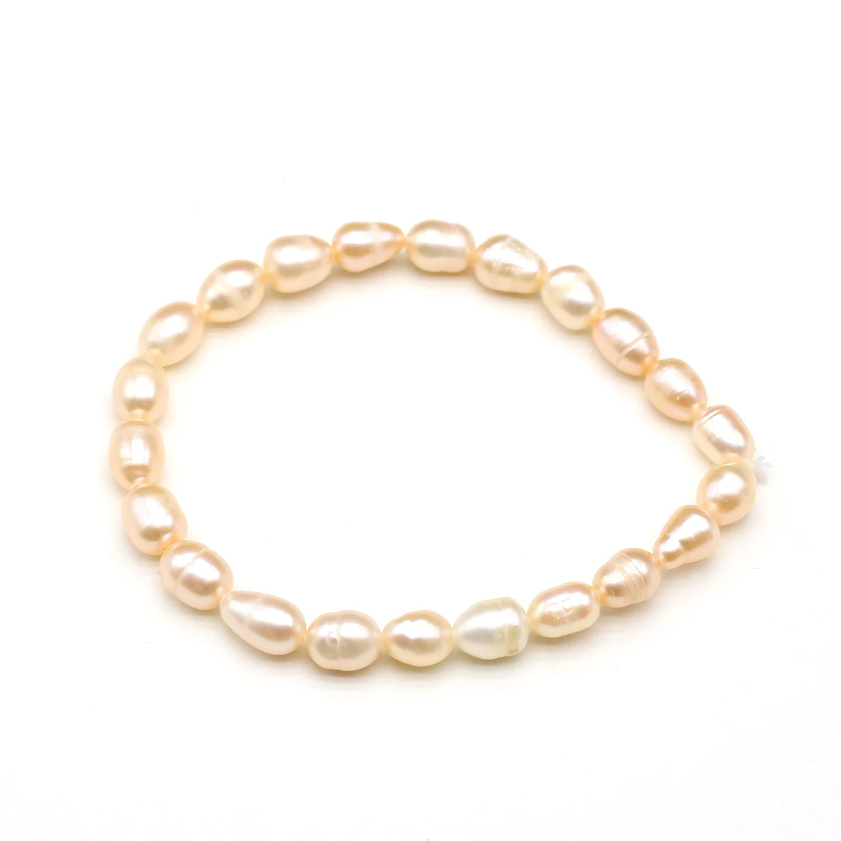 Hot Sale 100% Natural Pearl Bracelet Charms Elastic Rope Colorful Pearl Bracelets Real Pearl Gift for Girl Friend