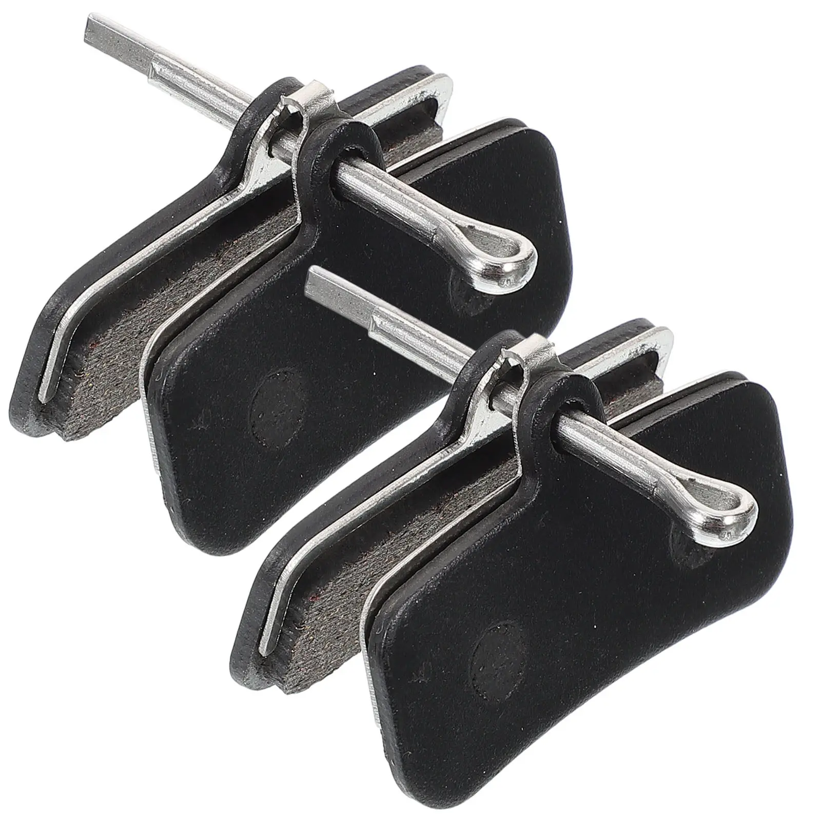 2Pairs Bicycle Disc Brake Pads Thick Wear-Resistant Cycling Disc Bike Pads Mountain Bike Brake Block Replacement Cycling Supply