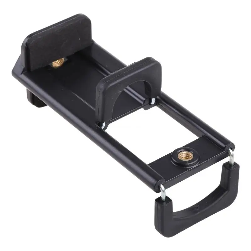 Universal Plastic Tripod Holder Mount Clamp Clip Bracket for Mobile Phone Pad Tablet Camera Accessories Black Dropship