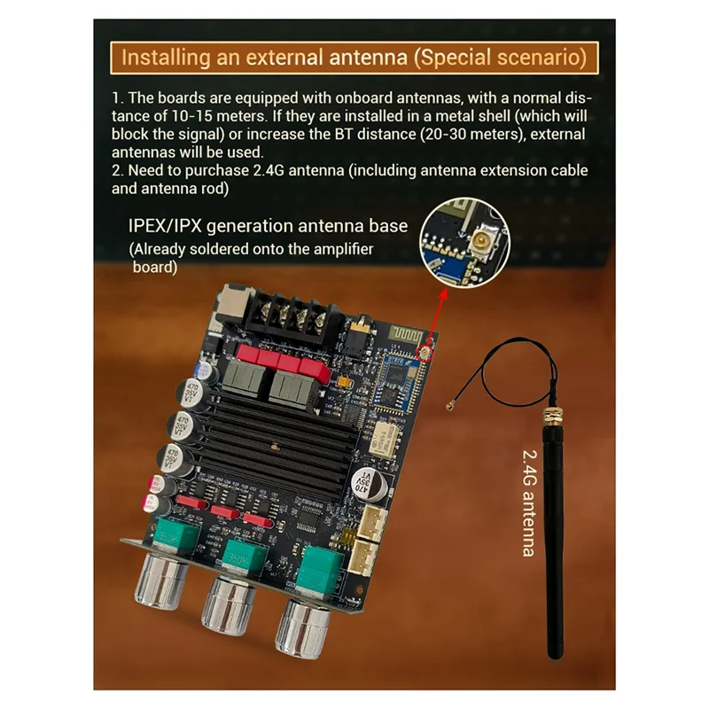 GROCE-ZK-1002Q QCC3034 + TPA3116 بلوتوث مضخم رقمي مجلس 2.0 قناة APTX ضياع الصوت أمبير وحدة 2X 100 واط #4