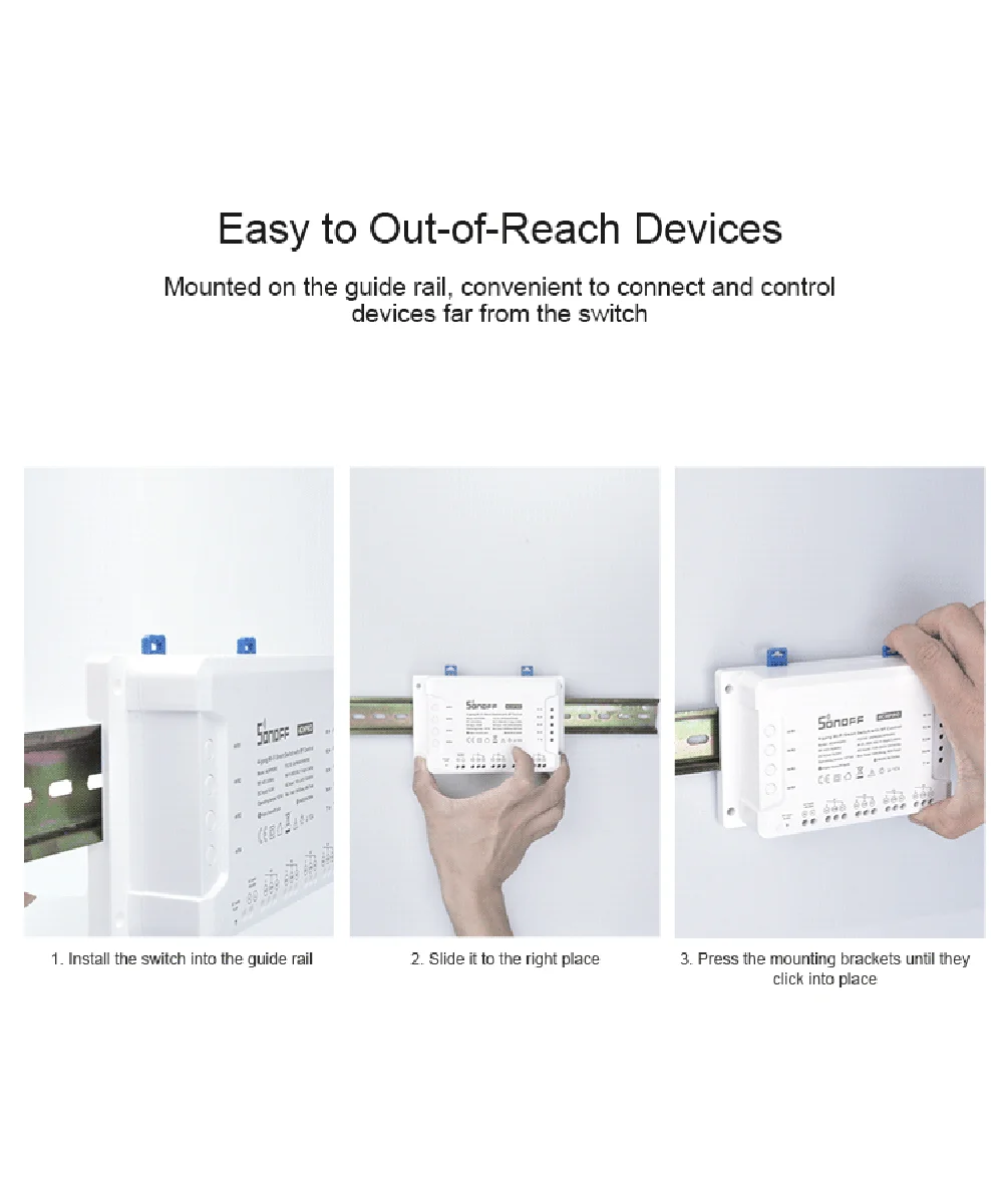 SONOFF 4CHR3 / 4CHPROR3 4-kanals Wi-Fi Smart Switch