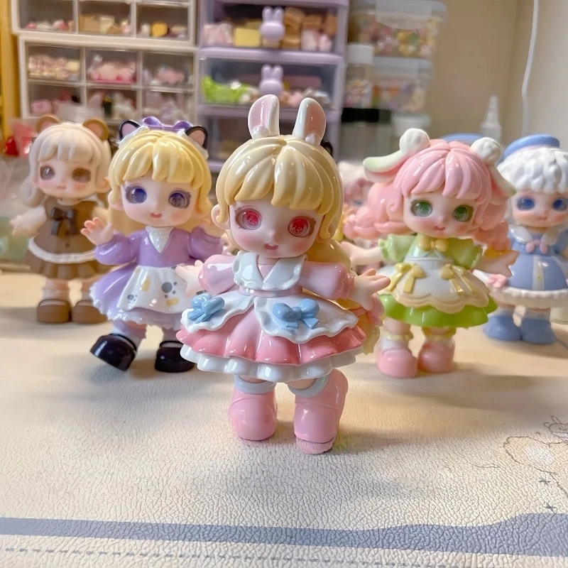 

Xiaomi Nasenling Tea Party Series аниме слепая коробка фигурка Коллекционная модная игрушка милое украшение стола сюрприз праздничный подарок