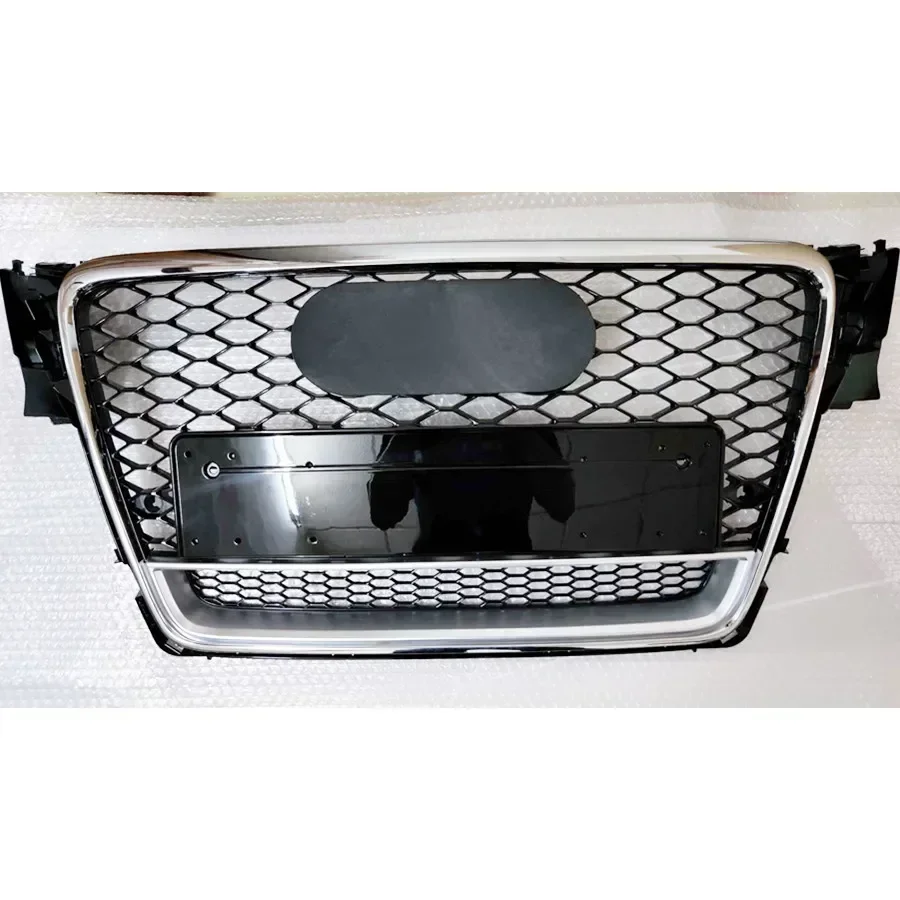 

Front Sport Hex Mesh Honeycomb Hood Grill for A4/S4 B8 2009 2010 2011 2012 for RS4 Style for Quattro Style