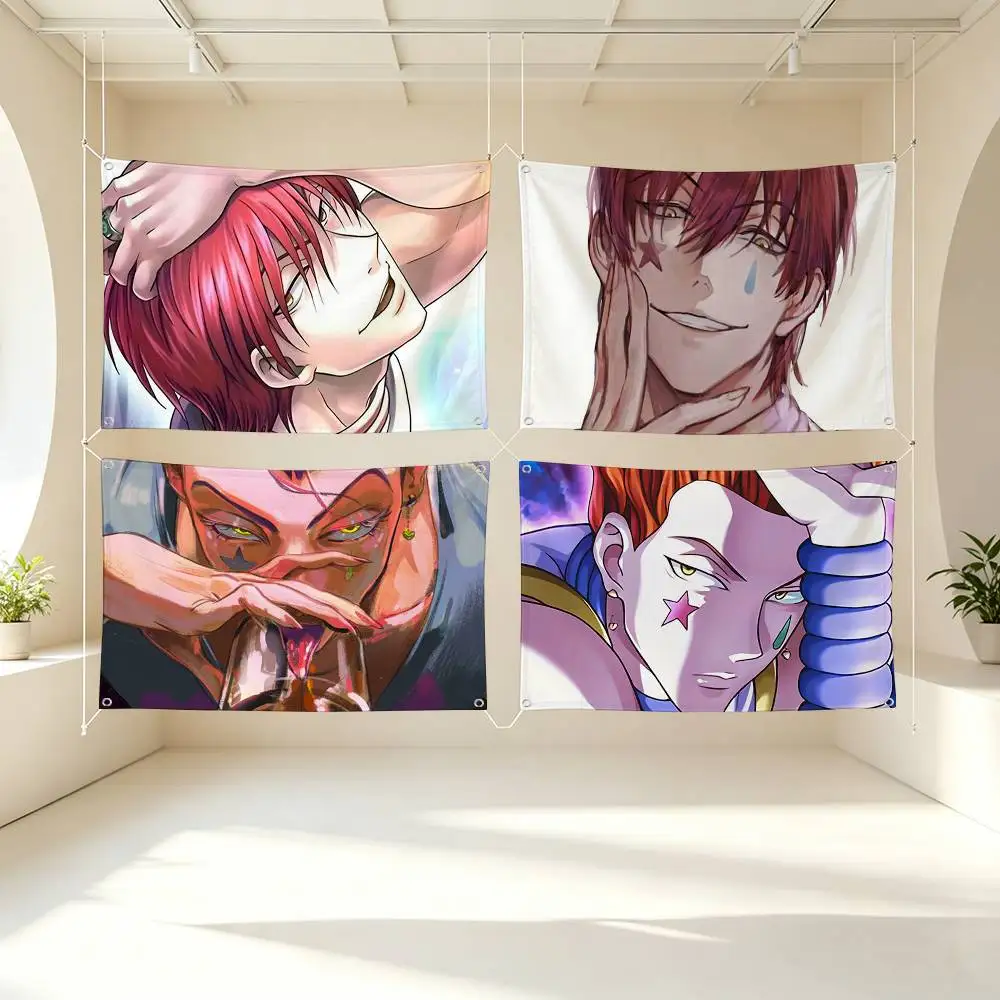 Hunter×Hunter Hisoka Flag Suitable For Party Club Outdoor Interior Wall Decoration Banner Fans Gift