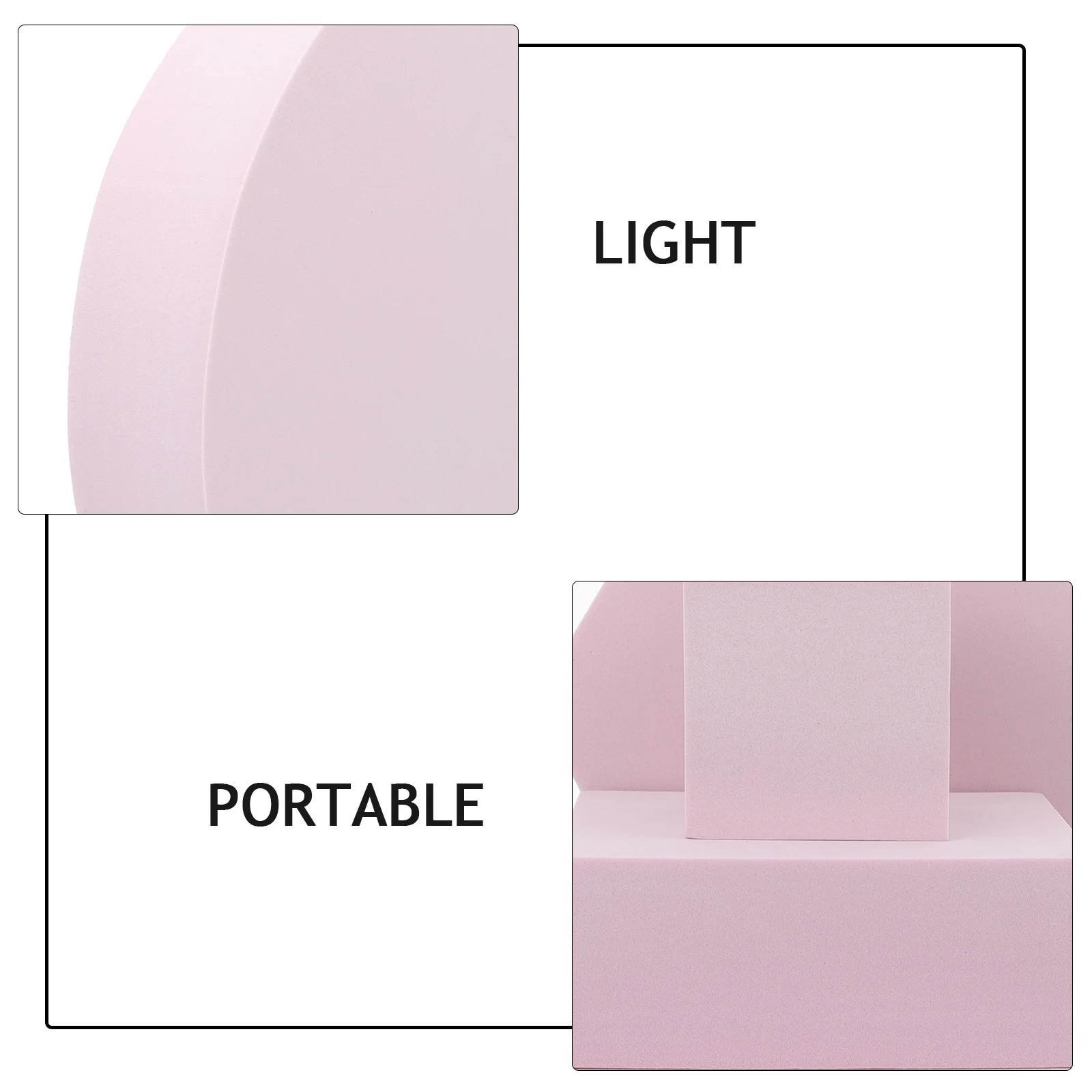 

4 Pcs Geometry Props Geometric Cube Tool for Food Photography Decorative Colorful Background Lightweight Durable Waterproof Easy