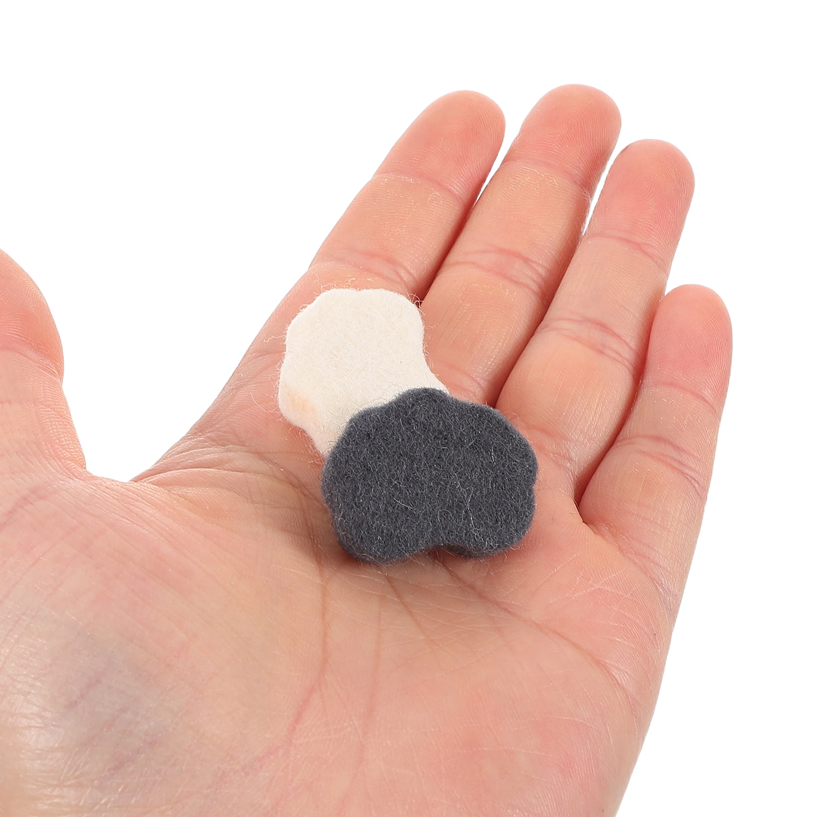 

2 Pcs Erhu Sound Filter Pad Bridge Damper Mutes Pads Tone Noise Reduction Wool Felt