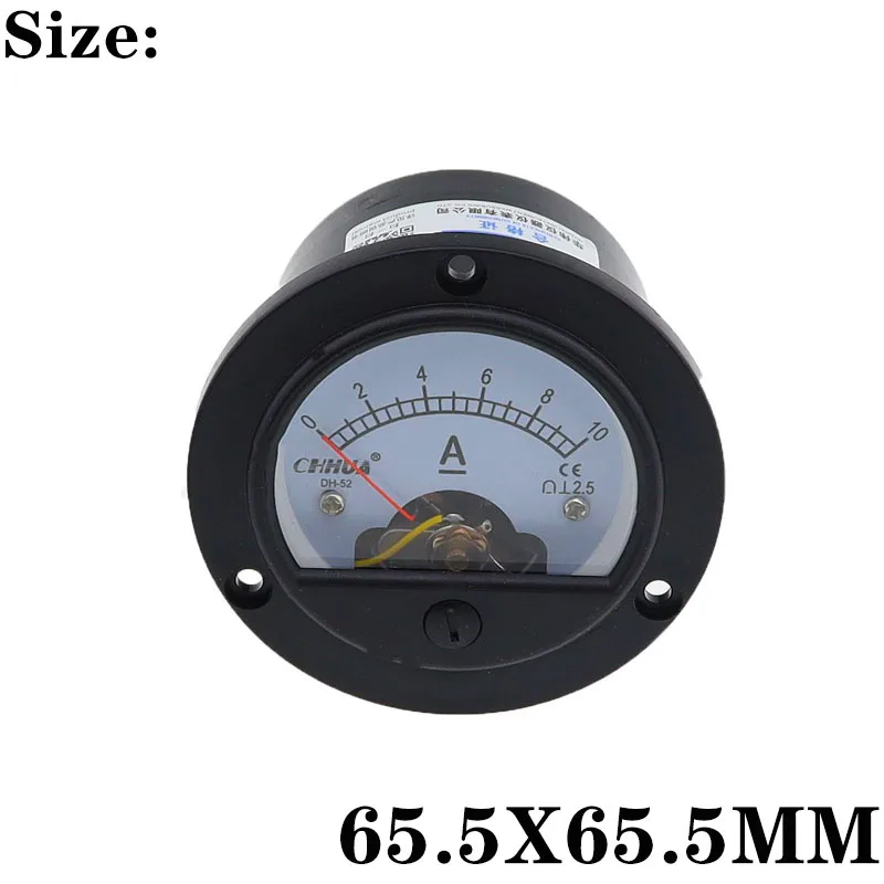 DH-52 DC Ammeter Marine Circular Meter Pointer Analog Instrument Measuring Current Tools Factory Wholesale Genuine