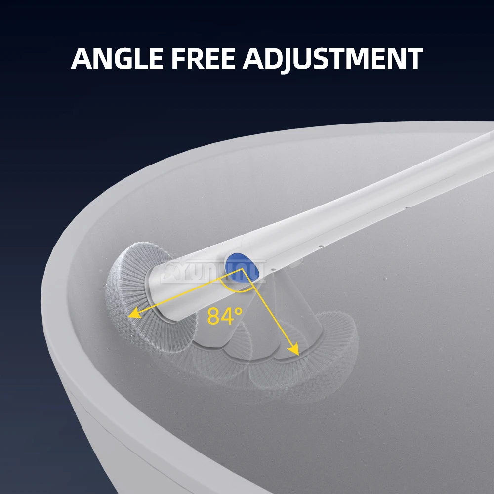 새로운 도착무선 전기 청소 브러시 ​​휴대용 조절 각도 청소 도구