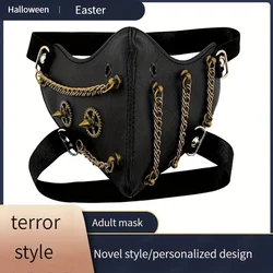 Saibo punk steampunk maschera protettiva per feste catena di personalità maschera per adulti di Halloween