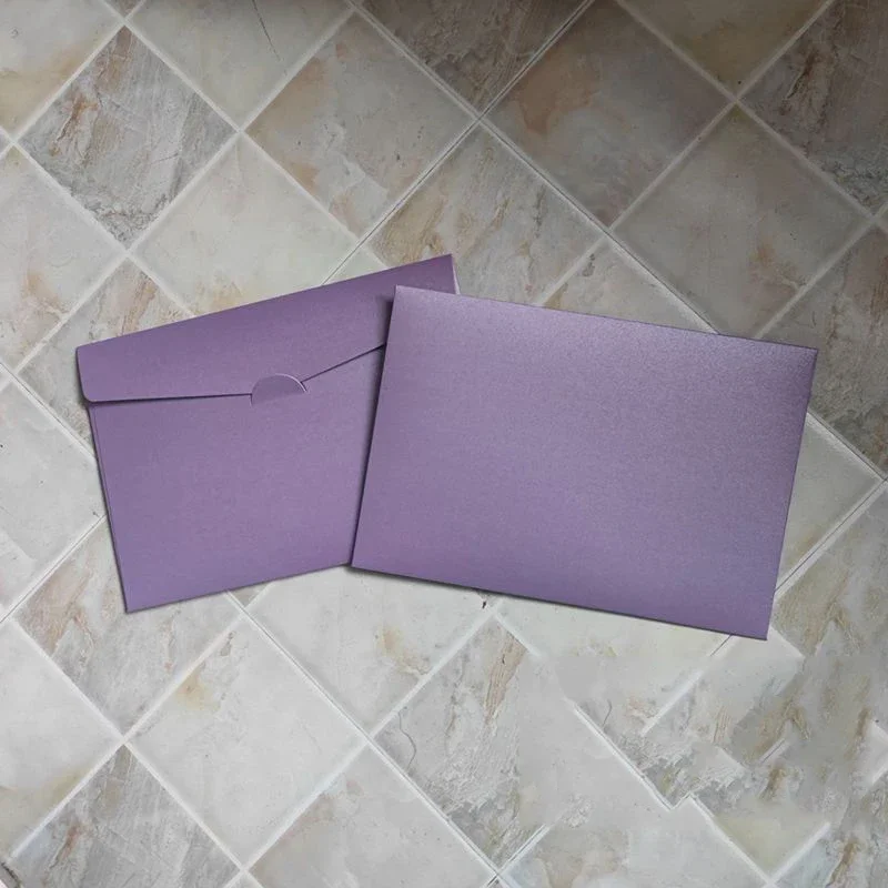 50pcs/lot 23x16cm Envelope High-grade Business Supplies 250g Pearlescent Paper Envelopes for Wedding Invitations Stationery