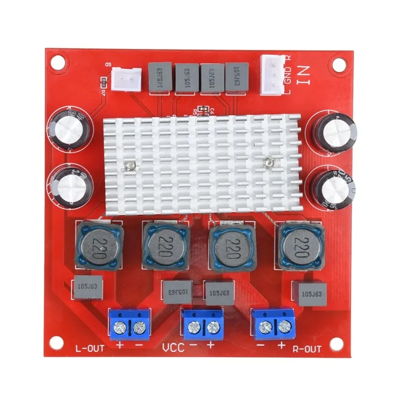 DC 5~29V Audio Amplifier CS8685H Digital Amplifier Board 2.0 Channel 75Wx2 Stereo Amplifier Module Home Theater Amplifier