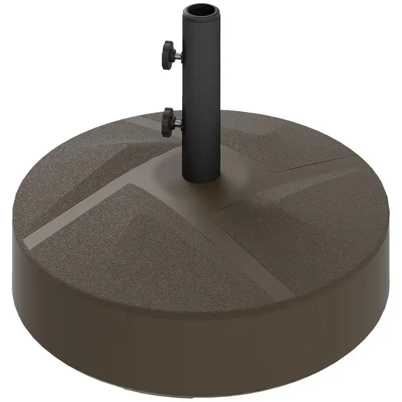 

Patio Umbrella Base Holder, Heavy Duty Outdoor Umbrella Stand Base, Filled Up to 66lbs with Stand or 55lbs with Water for Gar