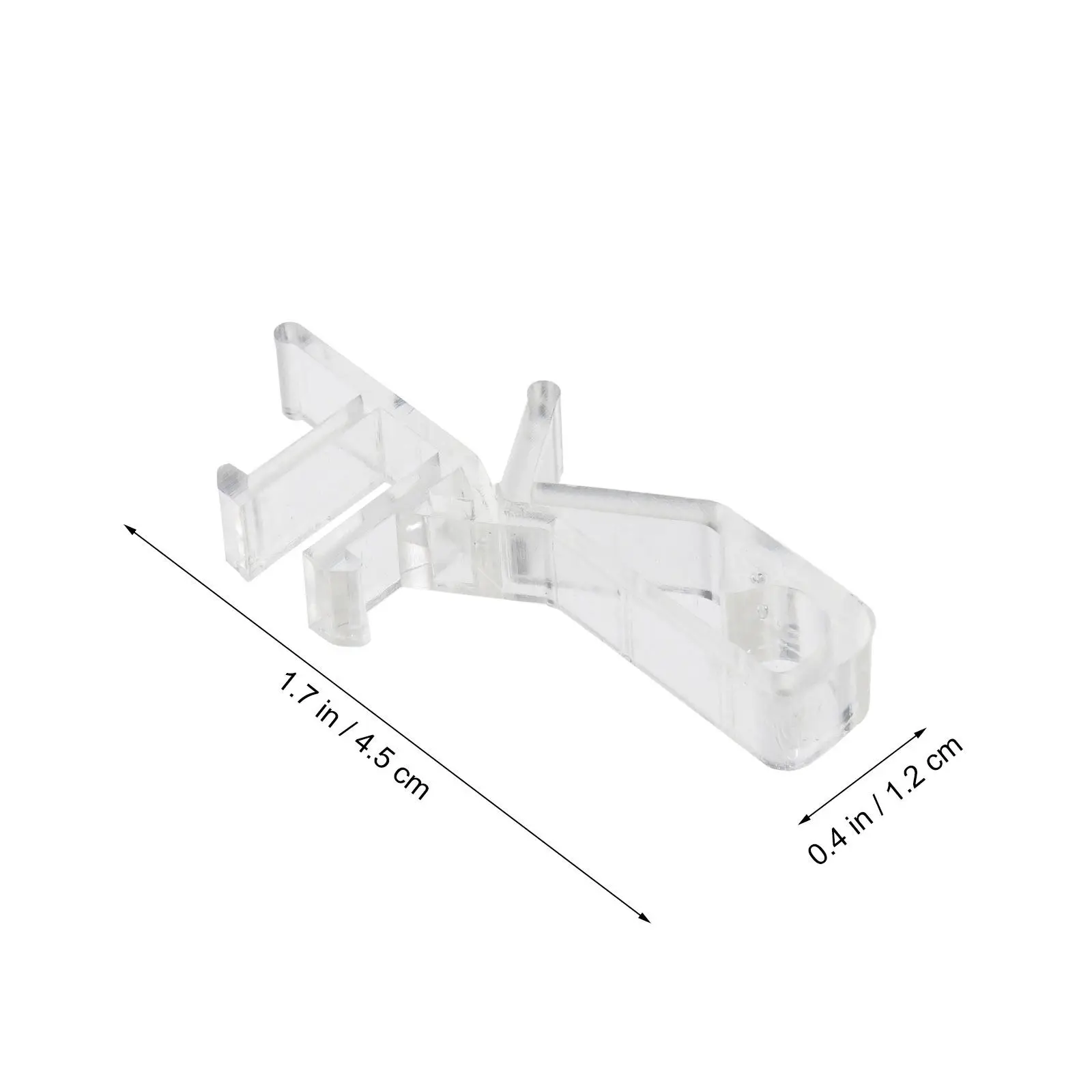 20Pcs Clear Plastic Valance Clips for Window Blinds Curtain Panels Hidden Valance Cover Clips Lightweight Strong Easy to Use