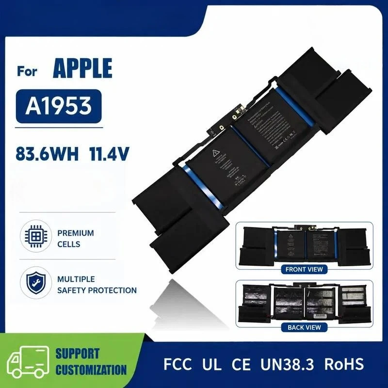 New Laptop Battery A1953 for MacBook Pro A1990 2018 Replacement High Capacity Rechargeable Li-ion Battery Pack