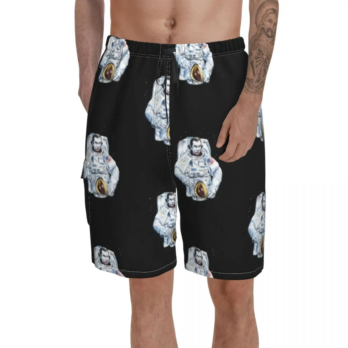 

Dracula Board Shorts Swimming Trunks Polyester Men Beach Funny Swim Trunks