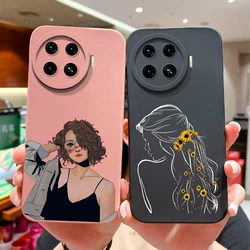 For Tecno Spark 20 Pro Plus 4G Cases Fashion Cute Sweet Girl Smooth Liquid Phone Cover For Tecno Spark 20Pro Plus 4G Funda Shell