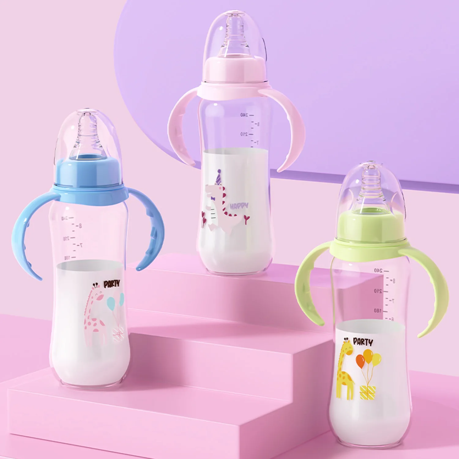 

Детская бутылочка 240 мл — бутылочка против падения для новорожденных — бутылочка с ручкой против удушья и крови — бутылочка для сбора грудного молока