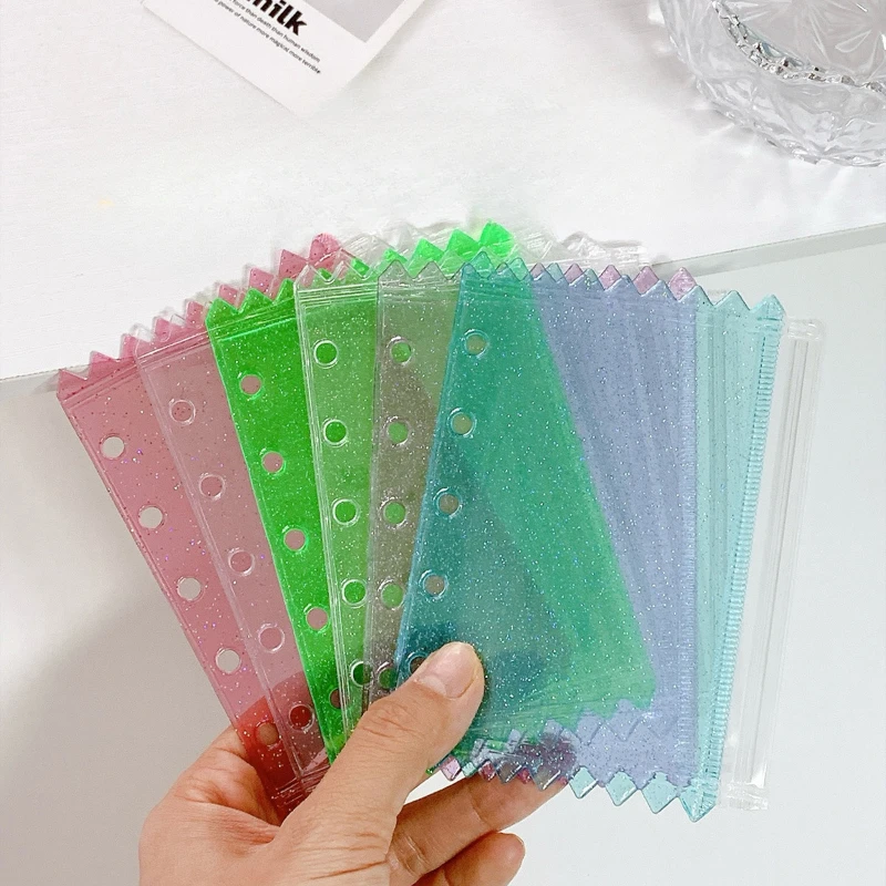 

M5 Size Binder Candy Color Scrapbooking Inner Page Candy Color Journaling Notebook Inner Page Fashion Kpop Photocard Storage