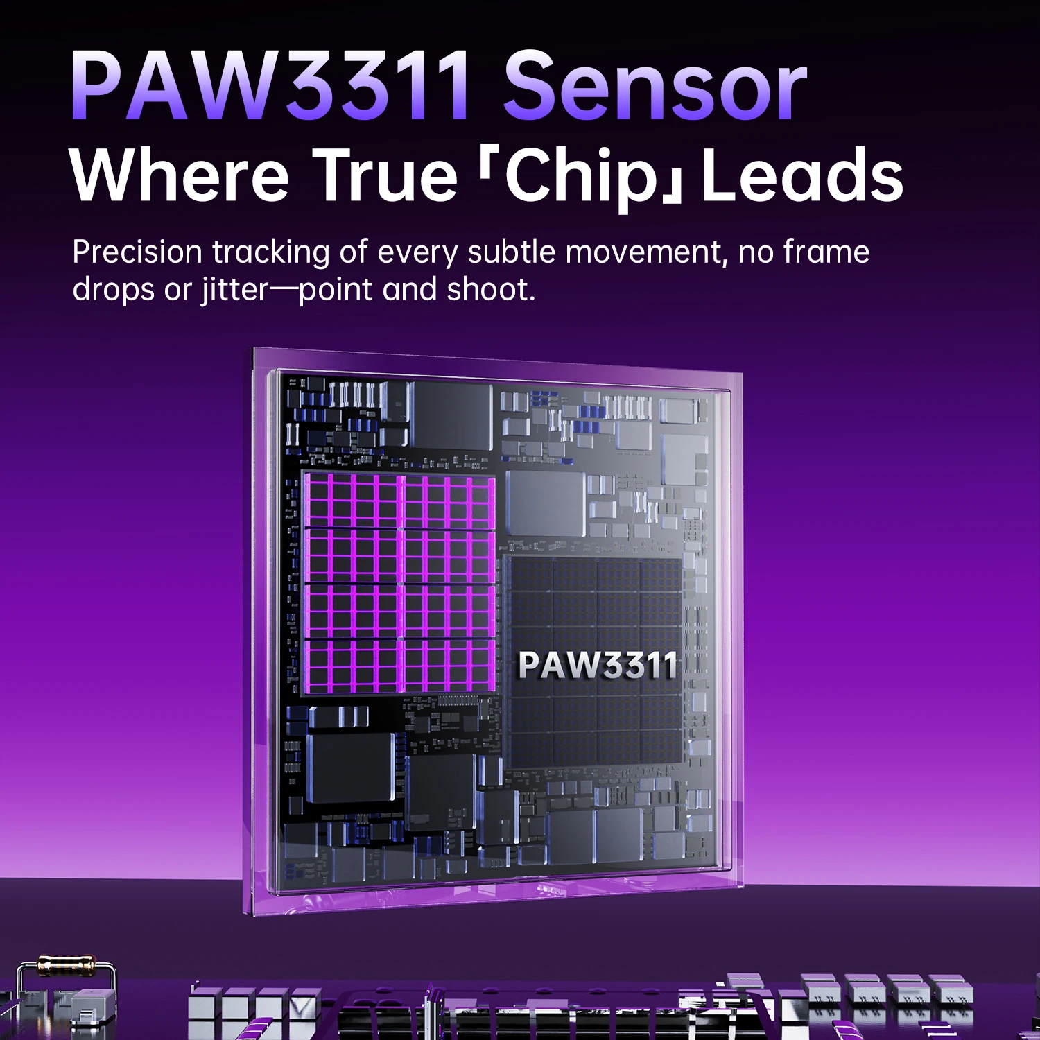 ماوس ألعاب FREEWOLF A5 اتصال لاسلكي بلوتوث PAW3311 مستشعر، 24000 ديسيبل متوحد الخواص، ماوس ألعاب من النوع الأيمن #5