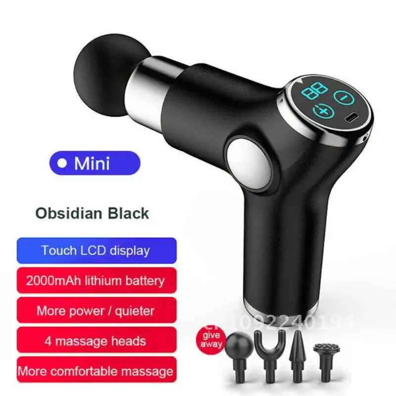 Massage Gun Portable Percussion Pistol Massager For Body Relief Neck Fitness Relaxation Gout Tissue Muscle Pain Deep