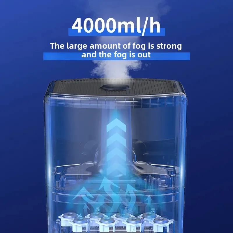 Large Mist Volume Air Humidifier Household Moisturizing Silent Roller Skating Fruit Vegetable Hydration Atomizer