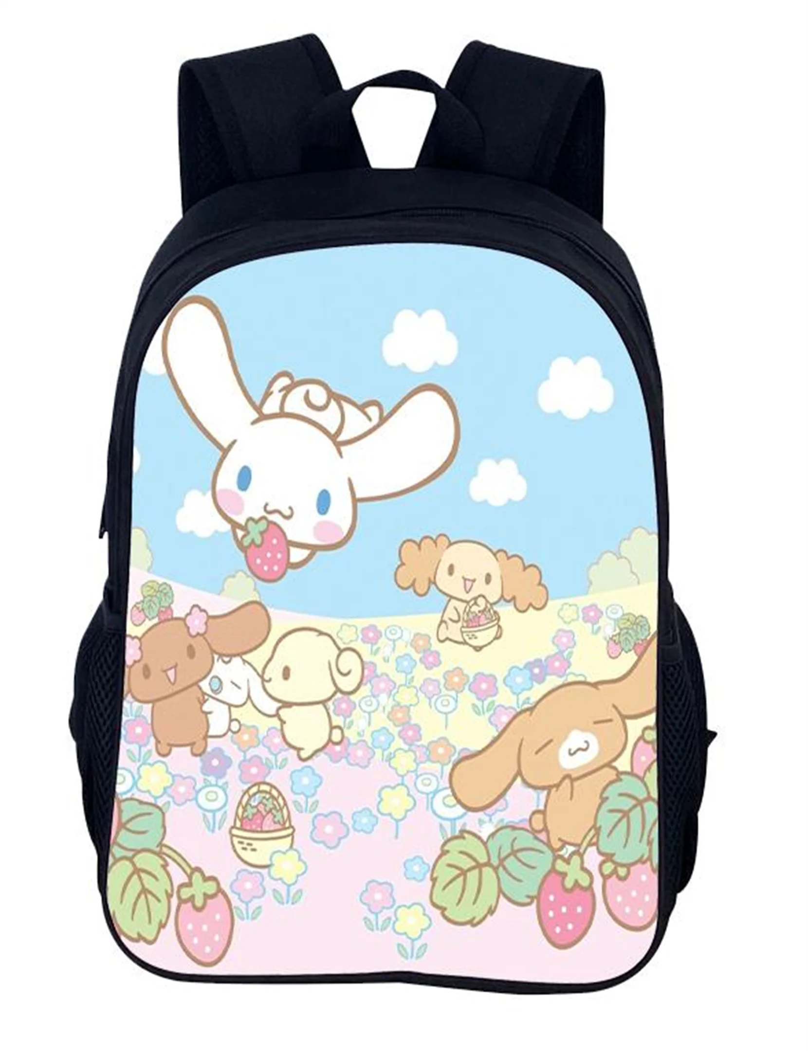 Cinnamoroll Lightweight Travel Backpack,Student Multifunction School Bookbag Cartoon Daypack