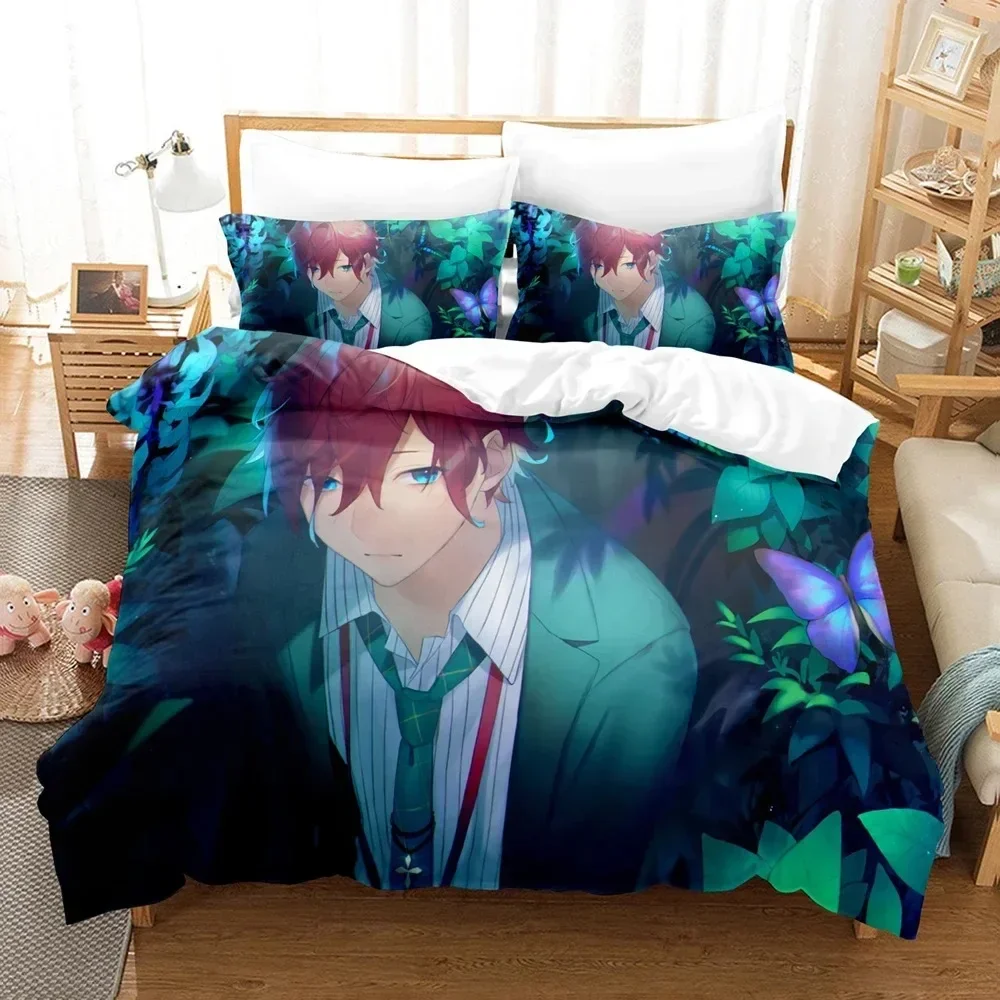 

Top 3D Hypnosis Microphone Bedding Set Duvet Cover Sheet Printed Bed Set Pillowcase Bed Full Queen King Size Comforter Bedroom
