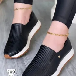 RUANDAI Low Heel Adult Sneakers Ladies Shoes 2024 Hot Sale Slip-On Solid Sewing Spring/Autumn Women's Vulcanize Shoes