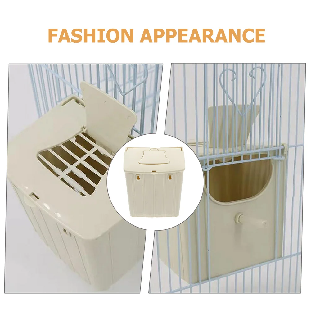 Plastic Bird Nesting Box for Small Parrots Parakeet Breeding Garden Courtyard Pet Shop Home Use Outdoor Bird Decor