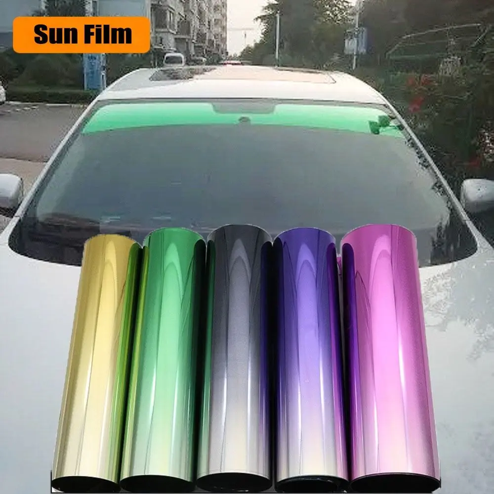 Universal Heat Insulation Solar Window Tint Film Car Sun Shade Front Windshield Sun Visor Tint Film Sun Film