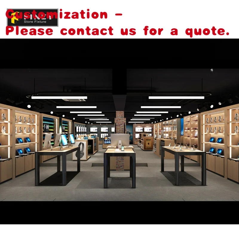 

custom.Retail Computer Store Interior Design Professional Computer Store Display Furniture