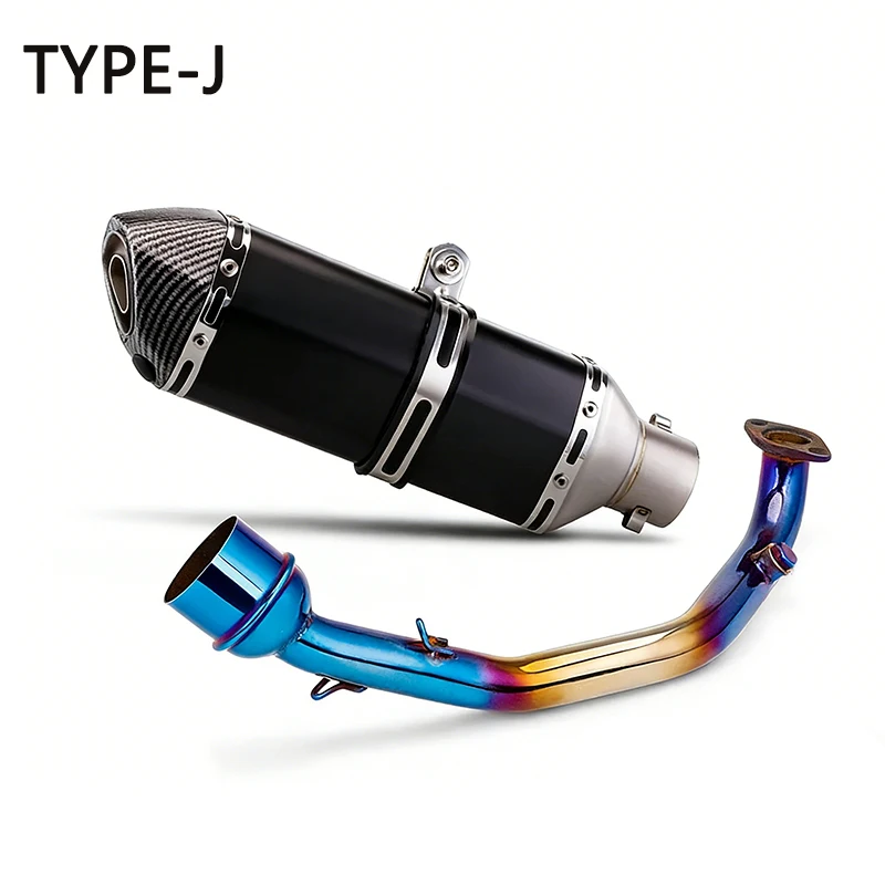 Motorrad-Kontaktrohr Hochleistungs-GY6 125 150cc Roller Motorrad Auspuff Schalldämpfer Kontaktrohr 152qmi 157qmj GY6 MOTOR