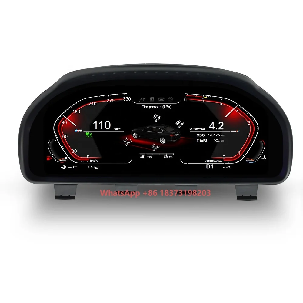 MEKEDE 12.3inch 1920*720 Digital Dashboard for 5 6 7 Series X3 X4 X5 X6 GT F07 F10  F18 F06 F12 F13 F01 F02 F03 F25