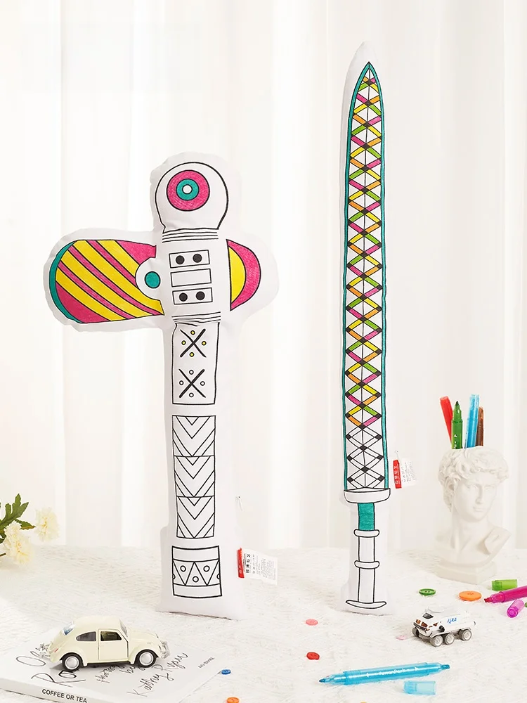

Creative Gift for Boys National Museum of China Toy Weapon Reusable Graffiti Sofa Decoration Birthday Present for Kids