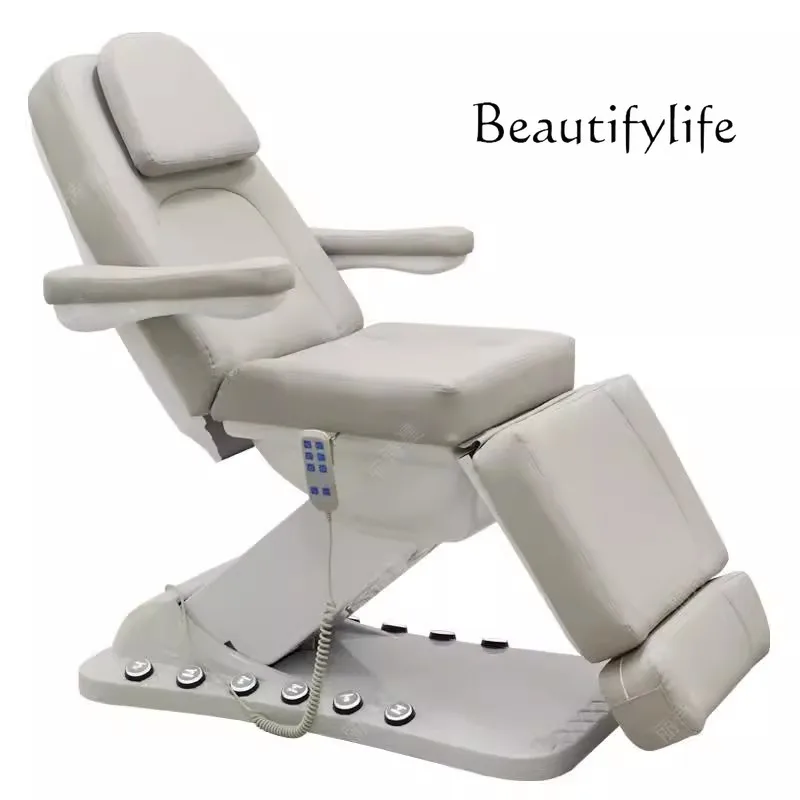 Electric beauty bed body tattoo foot soaking chair automatic lifting tattoo embroidery beauty salon special ear bed